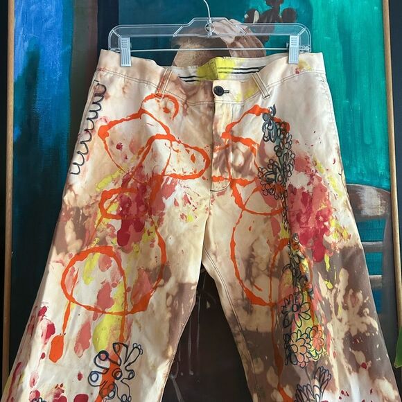 Artistic Multicolor Chinos 36" - Picture 4 of 11